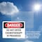 Signmission Do Not Enter Chemotherapy In Progress Danger Sign, Plastic, 10in W x 7in L, 2PK OS-2PACK-DS-P-710-L-1902 - alternate 6